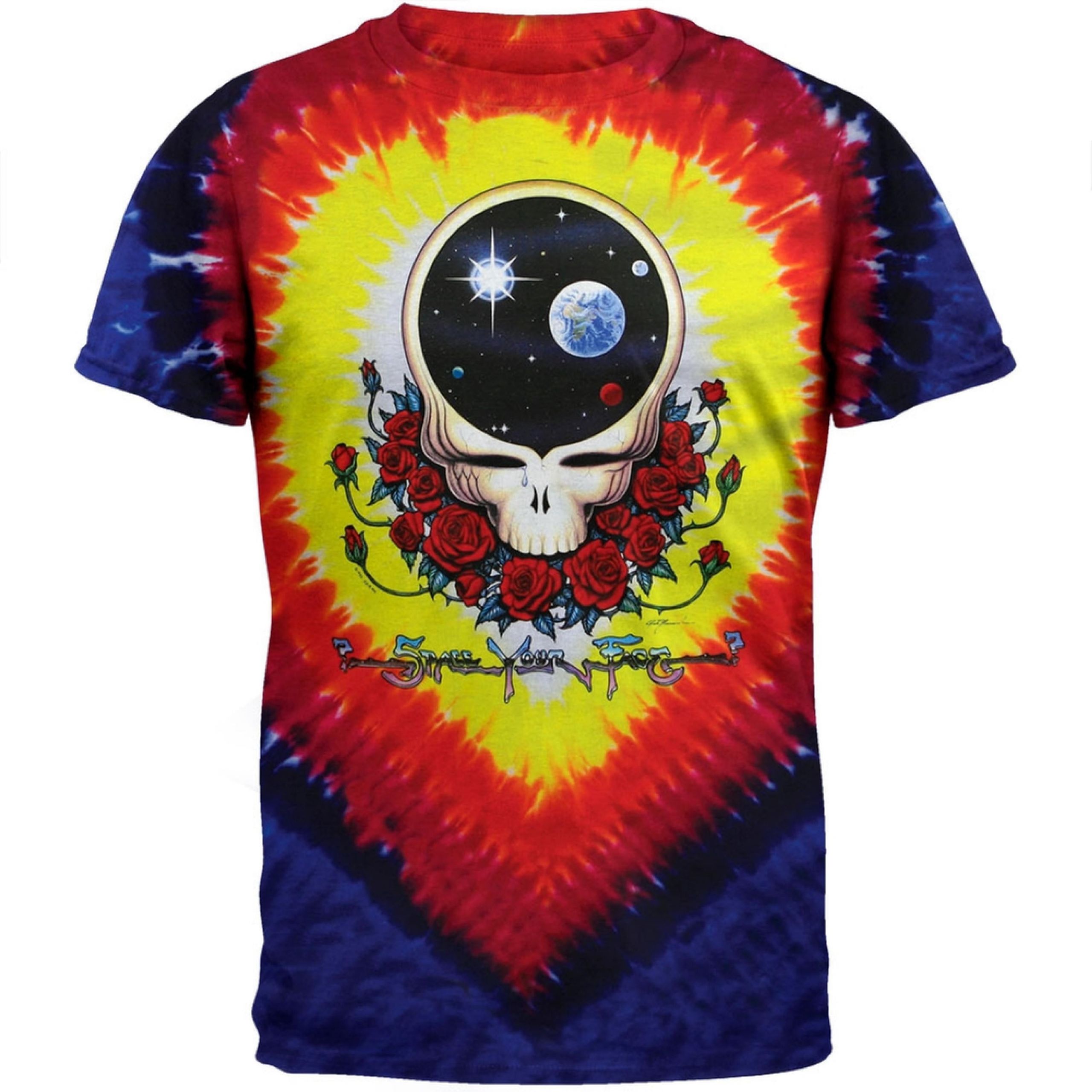 Tie Dye Grateful Dead Shirt Luxury Grateful Dead Grateful Dead Men S Space Your Face Tie Dye T Shirt