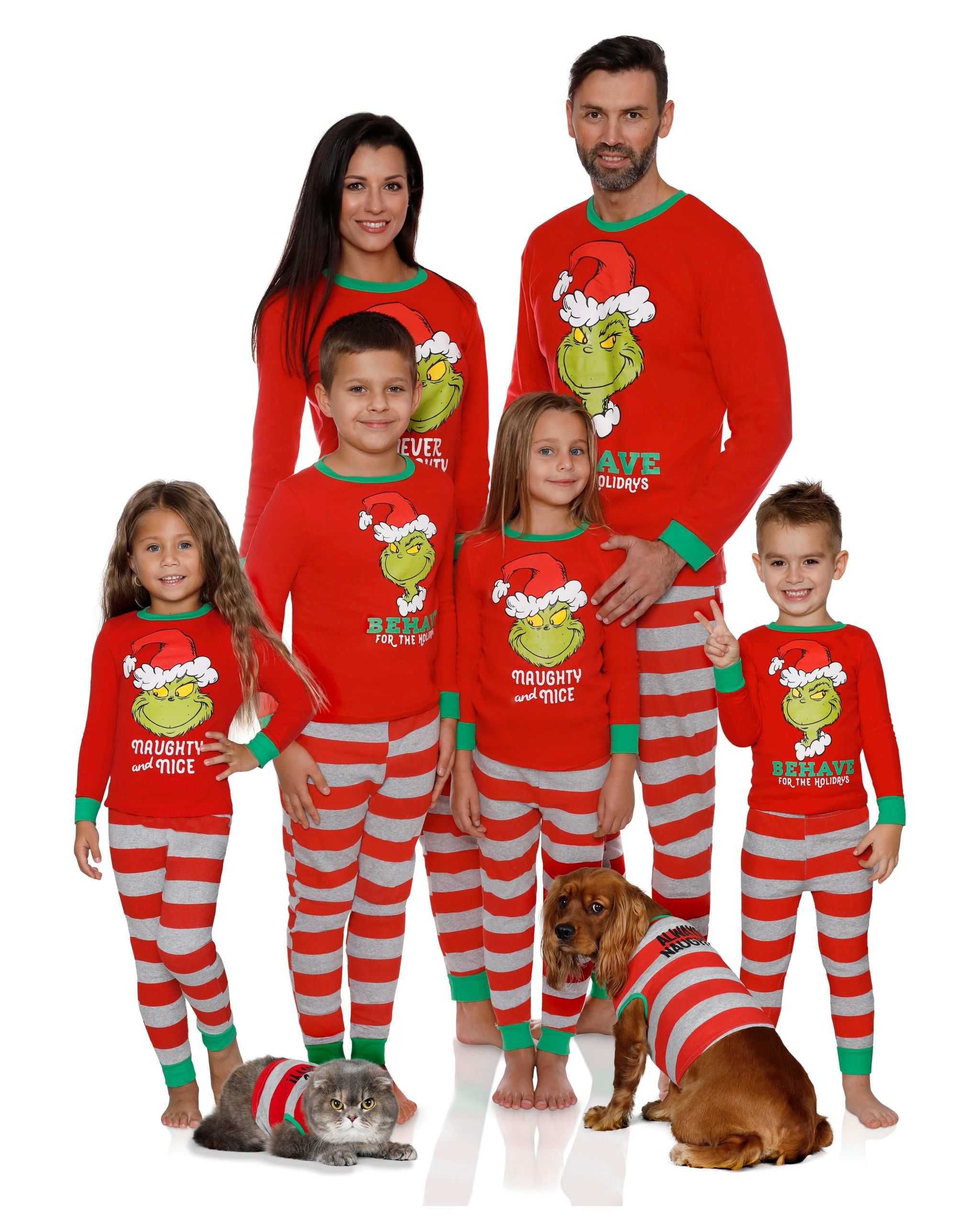 Toddler Christmas Pajamas Lovely Dr Seuss Holiday Grinch Pajamas Cotton Family Christmas Pajamas Set