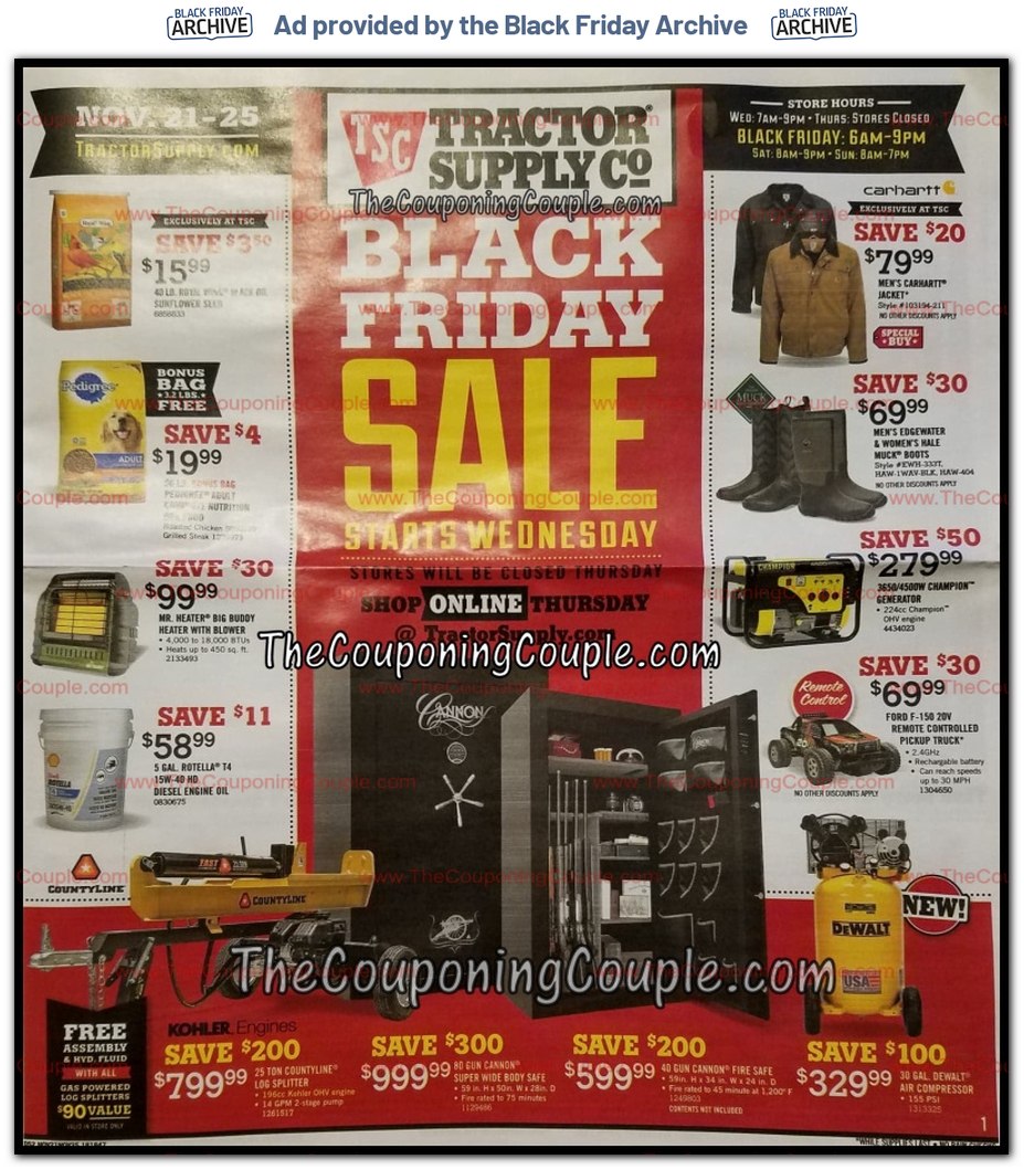 Tractor Supply Hours On Black Friday Fresh Tractor Supply 2018 Black Friday Ad Black Friday Archive