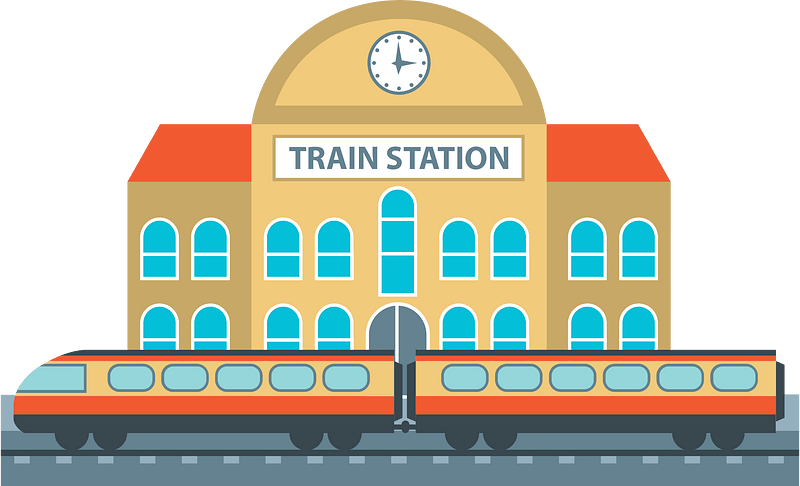 Train Station Clipart Lovely Train Station Clipart Free Transparent Png