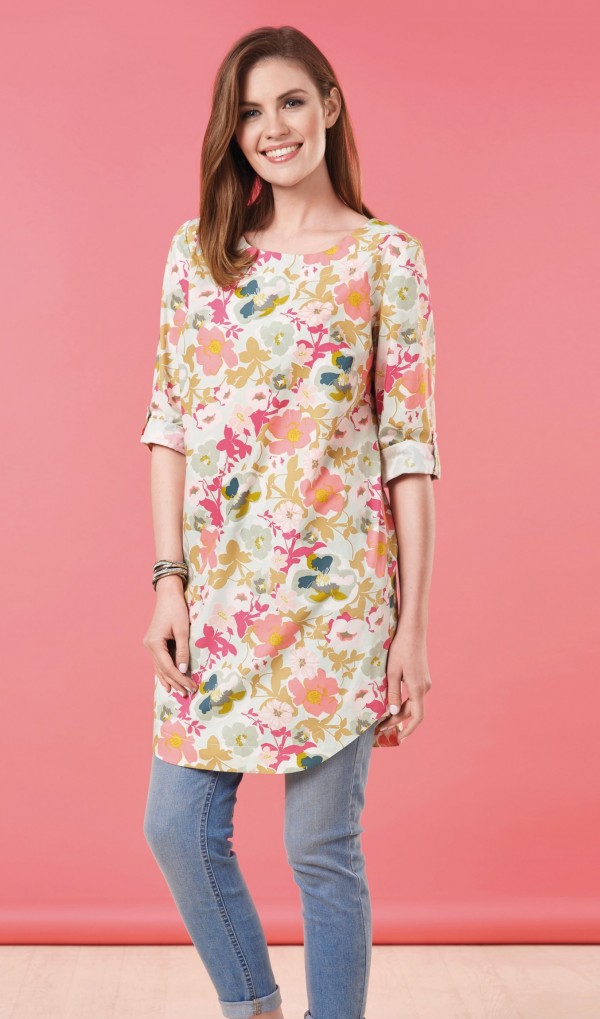 Tunic Sewing Pattern Beautiful Easy Cotton Tunic Free Sewing Patterns Sew Magazine