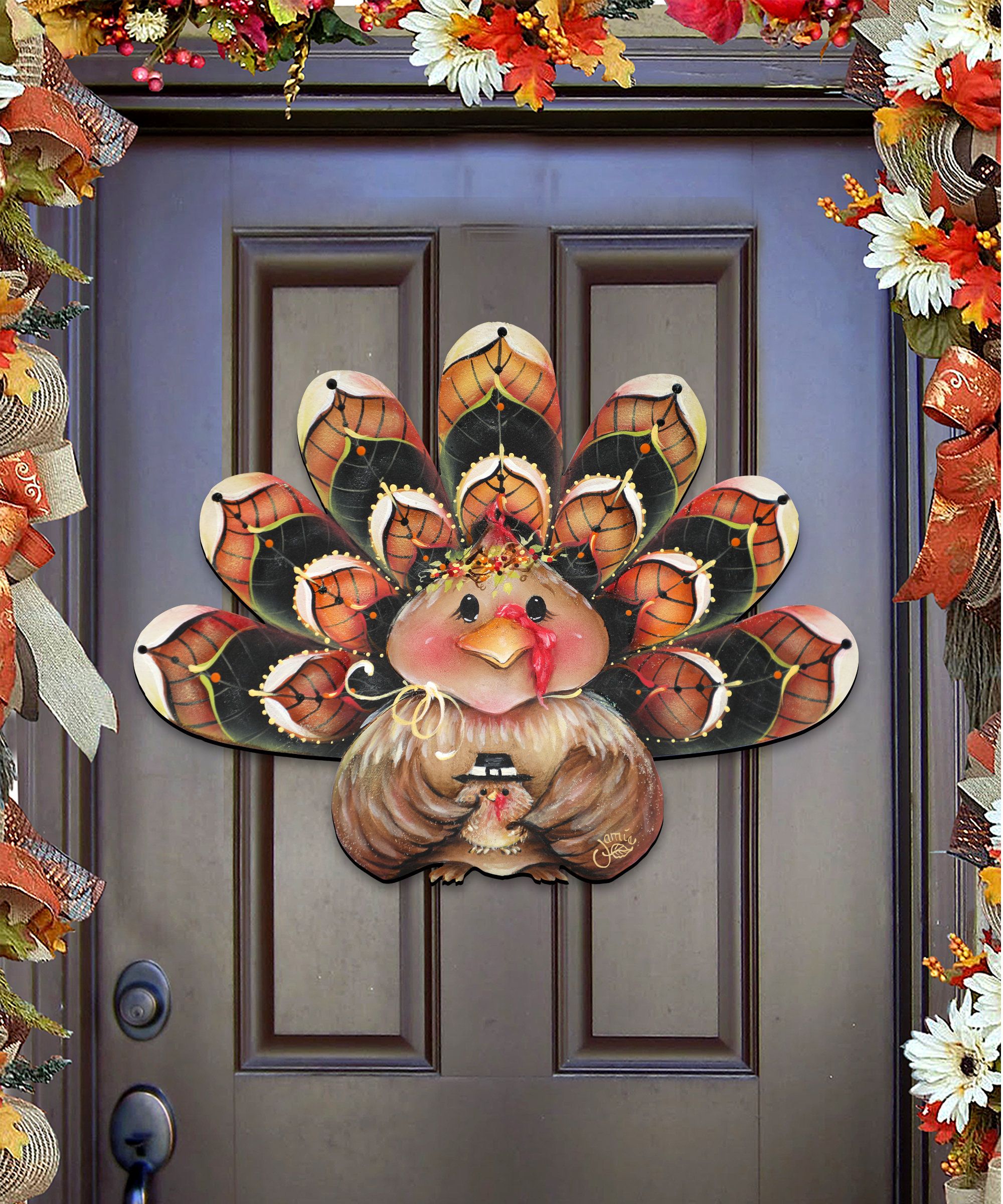 Turkey Decorations for Outside Inspirational Thanksgiving Outdoor Thanksgiving Decor Turkey Wreath Wooden Door