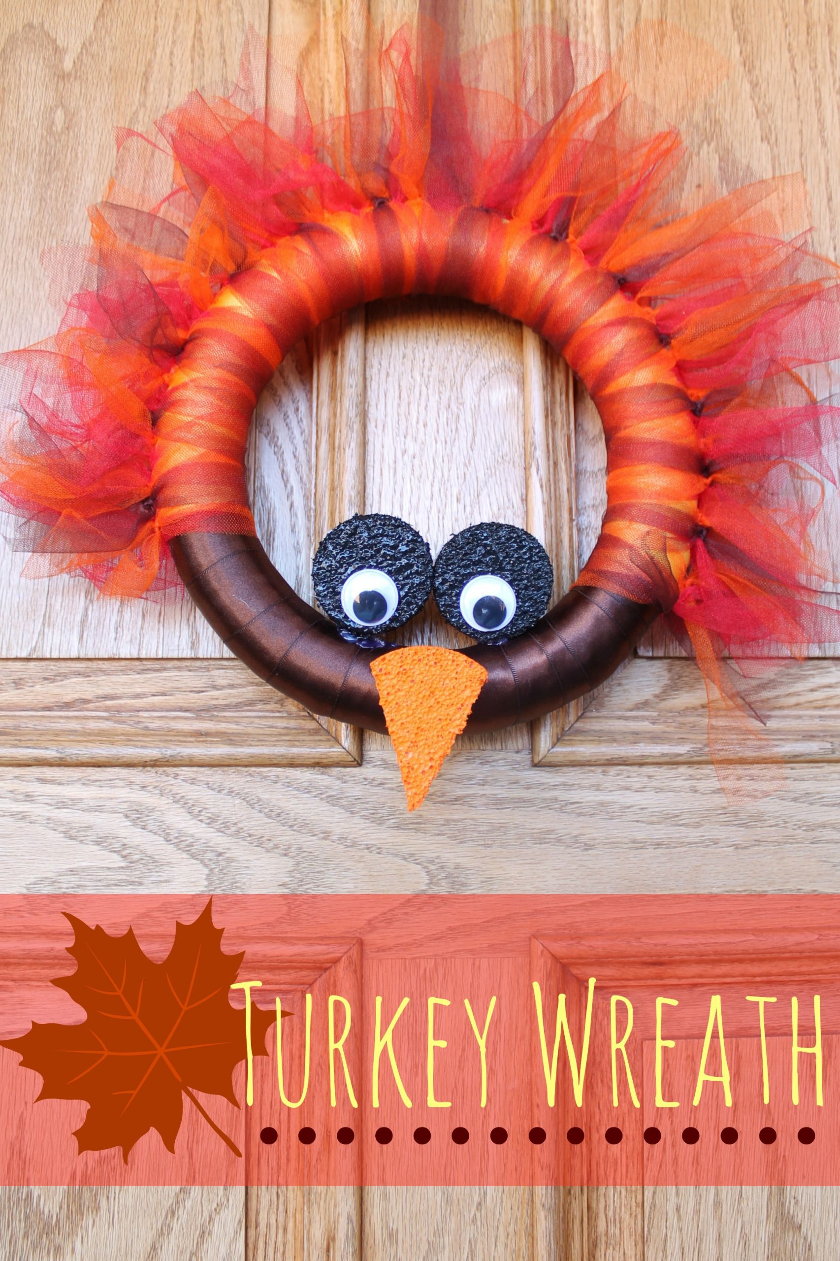 Turkey Wreath Diy Unique Diy Turkey Wreath