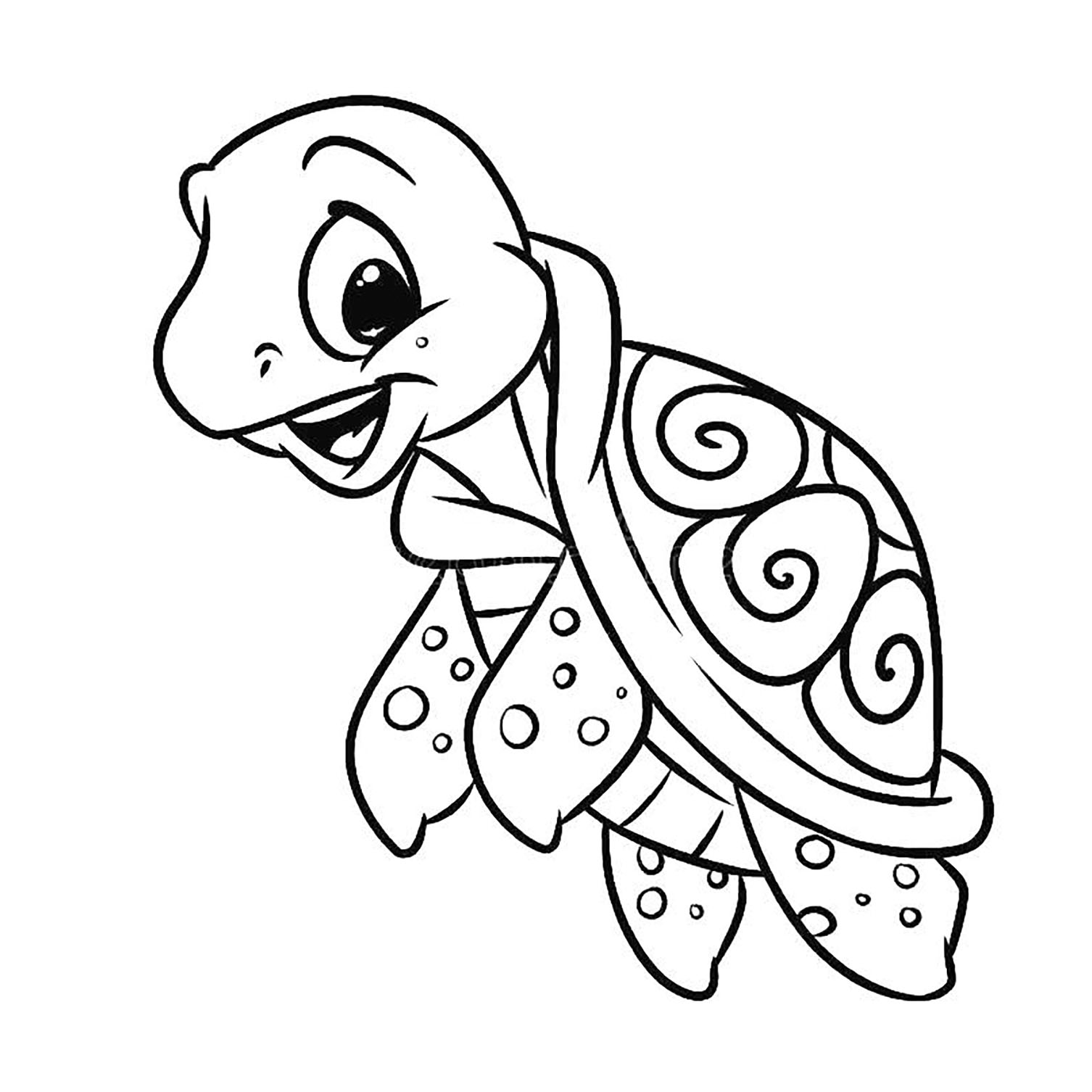 Turtle to Colour Inspirational Turtle Coloring Pages Printable Customize and Print