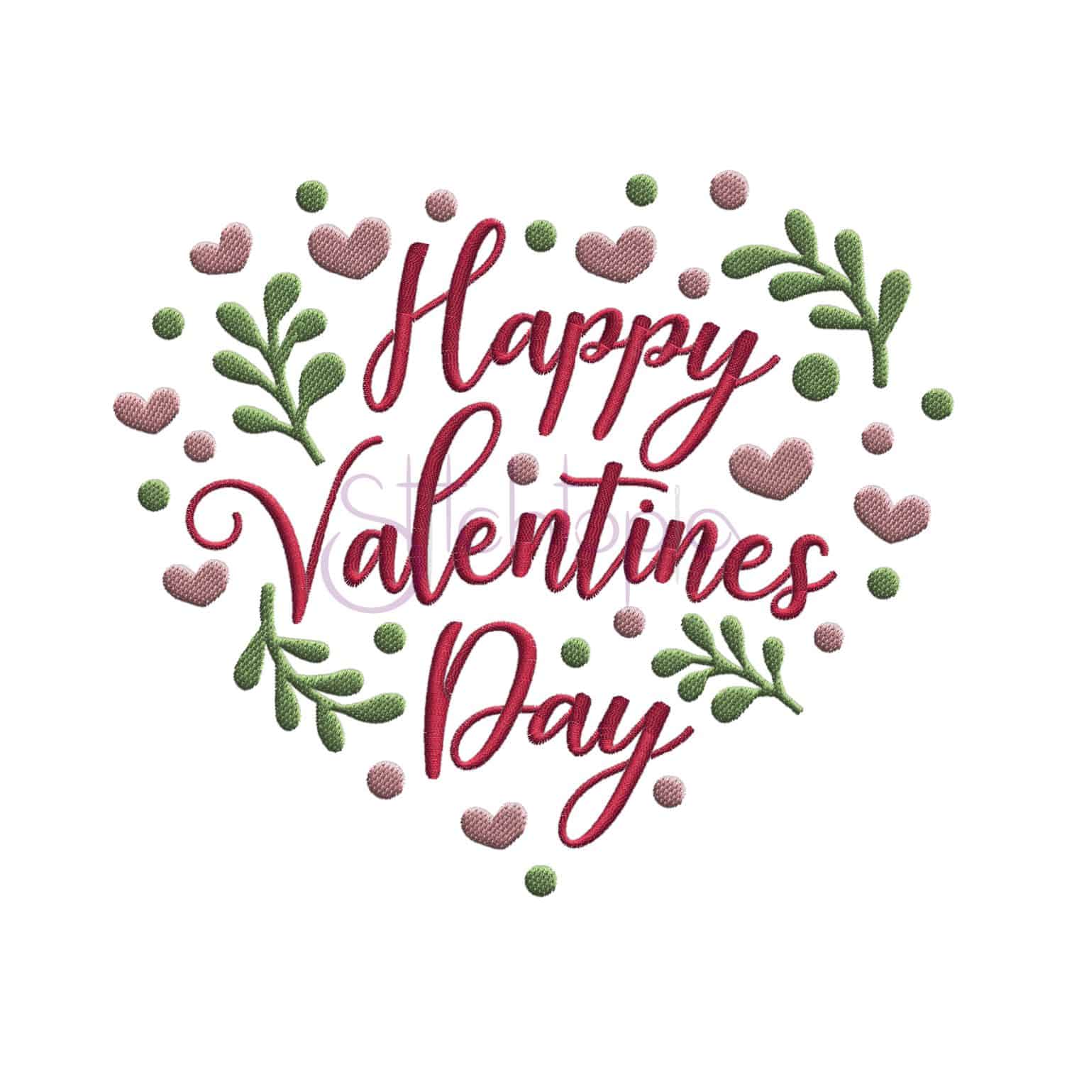 Valentine&amp;#039;s Day Embroidery Designs Fresh Happy Valentine S Day Heart Embroidery Design Stitchtopia