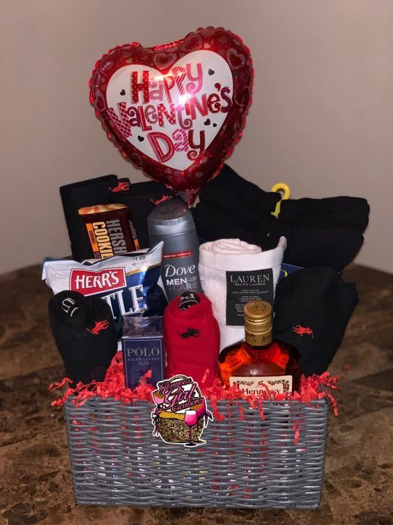 Valentine&amp;#039;s Day Gift Basket for Him Beautiful 60 Adorable Diy Valentine S Day Gift Baskets for Him because &quot;love&quot; isn