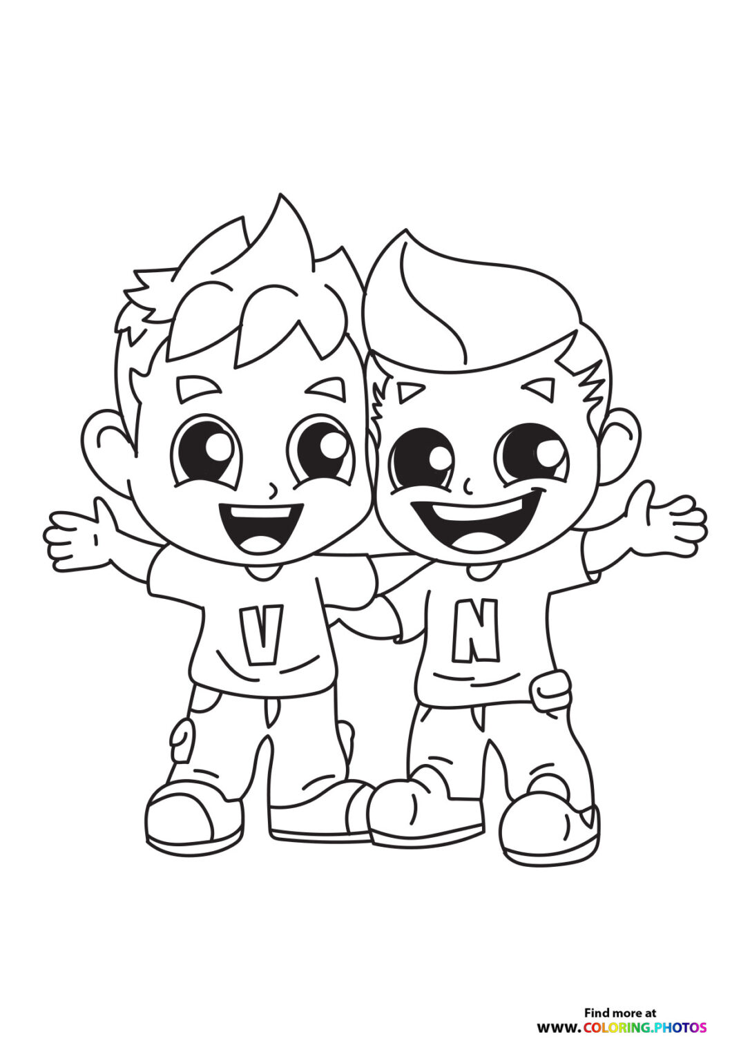 Vlad and Niki Coloring Pages Unique Vlad and Niki Coloring Pages for Kids