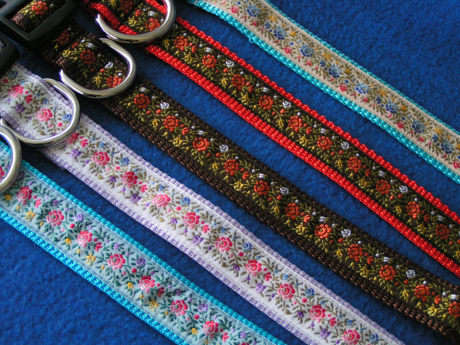 Washable Dog Collars Fresh Floral Dog Pet Collars Washable and Adjustable