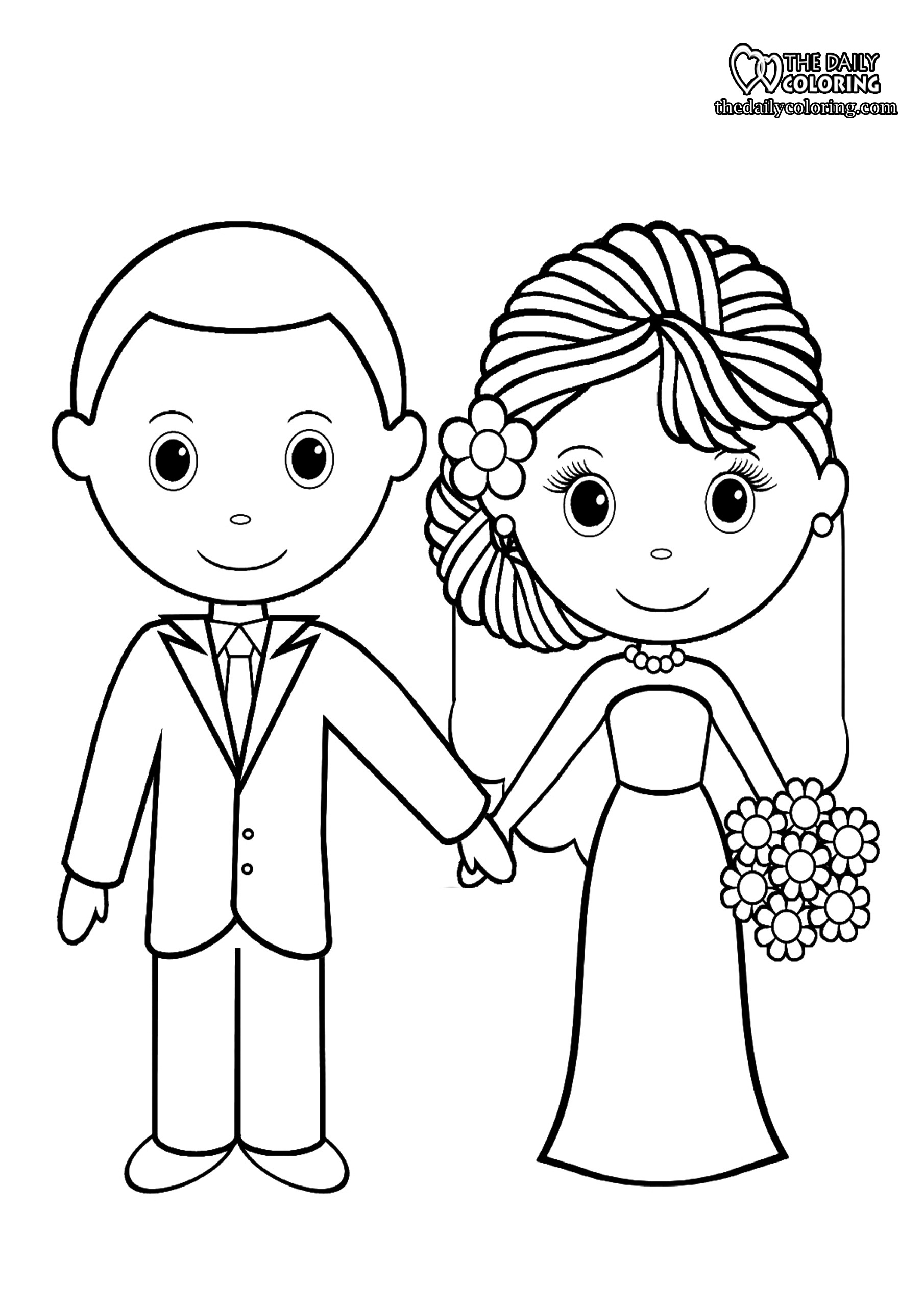 Wedding Coloring Sheets New Wedding Coloring Pages 2023 the Daily Coloring