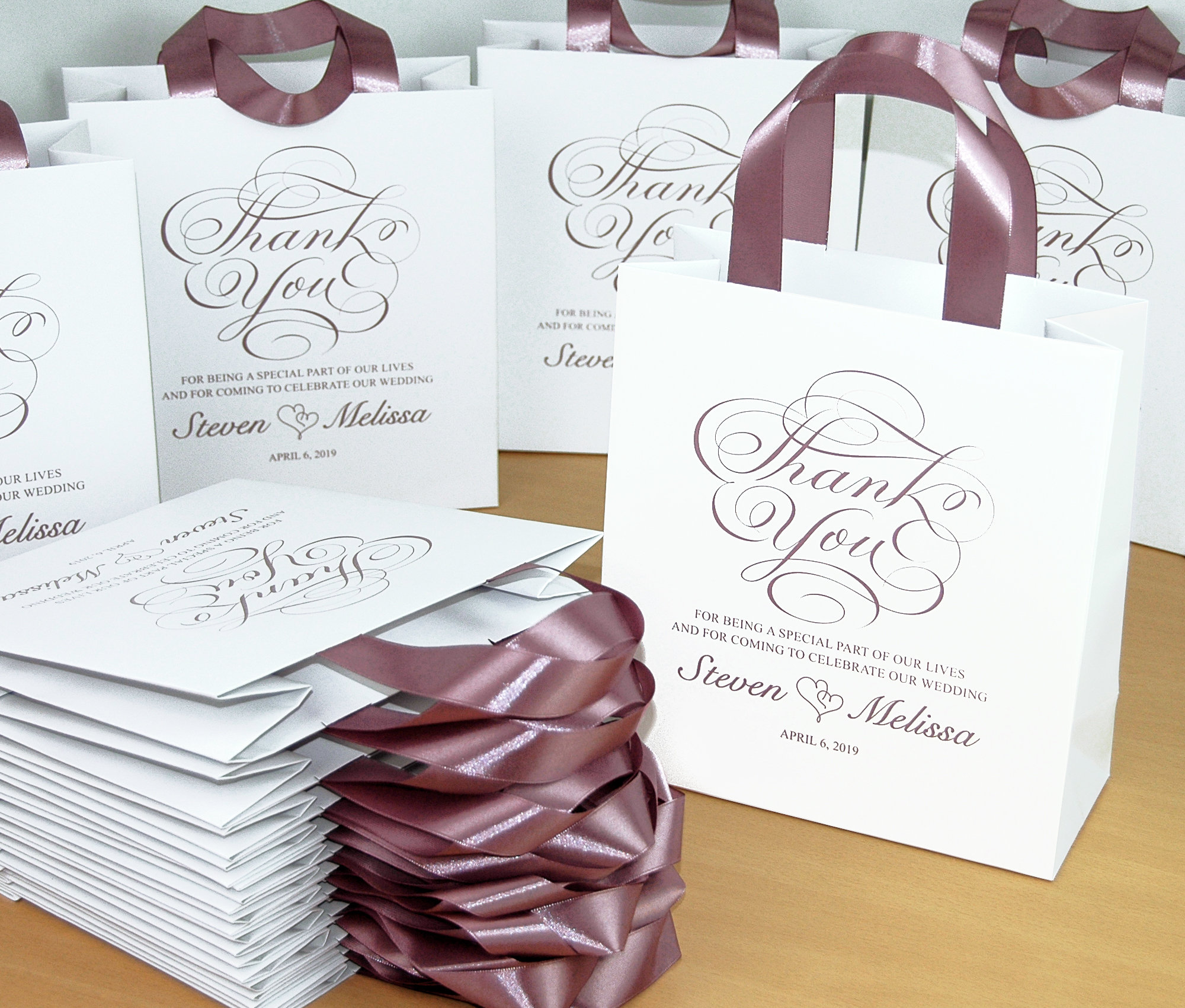 Wedding Favour Bags Inspirational 25 Dusty Rose Wedding Wel E Bags for Favor for Guests