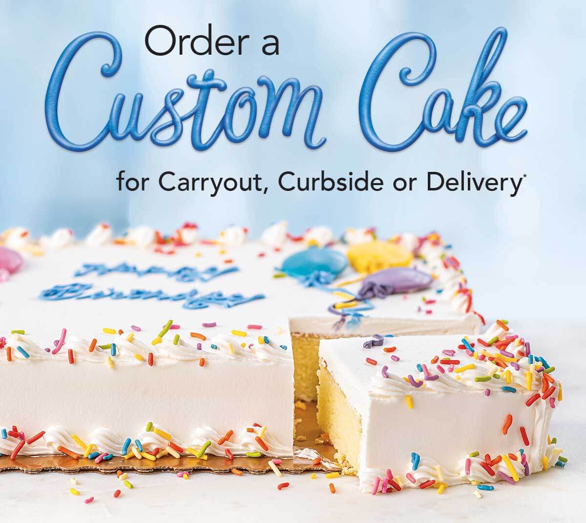 Wegmans Custom Cakes Inspirational Custom Cakes Available to order Line