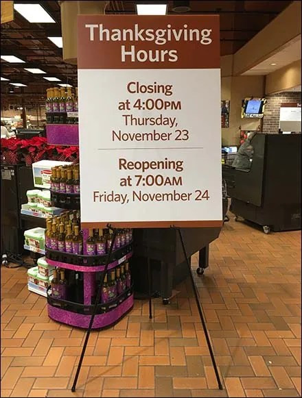 Wegmans Thanksgiving Day Hours Best Of Extended Wegmans Thanksgiving Holiday Hours – Fixtures Close Up