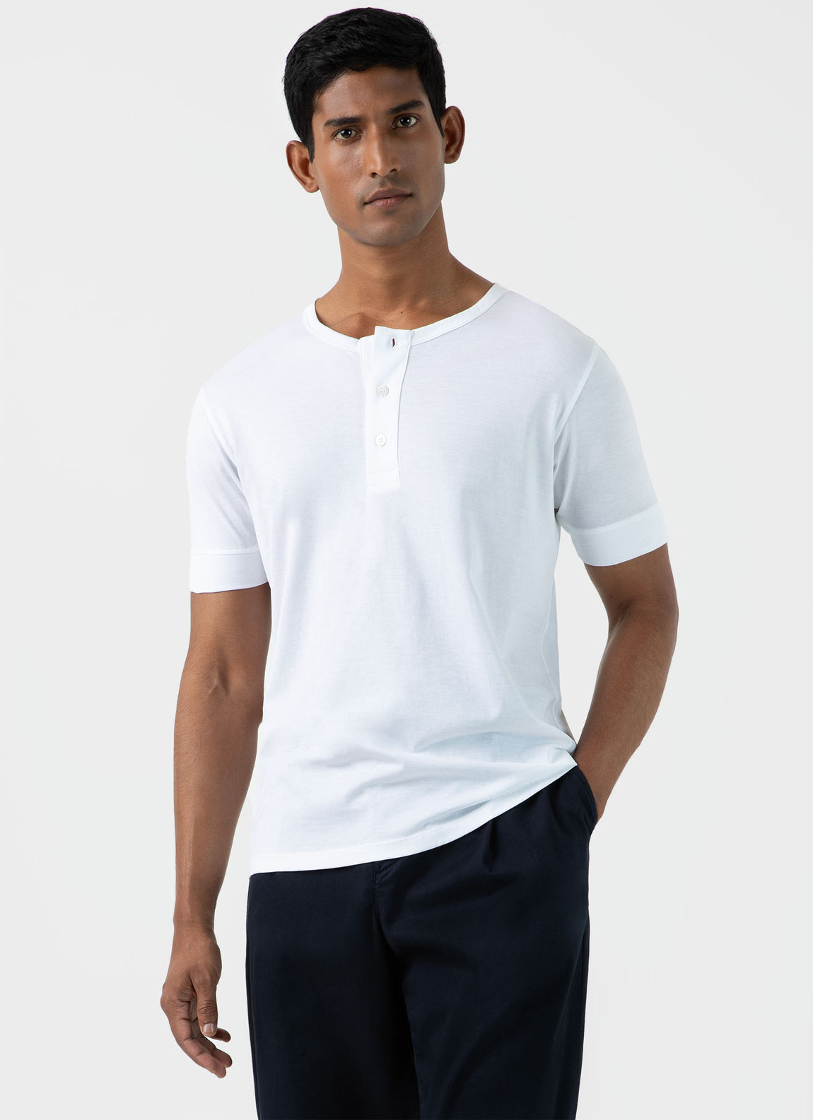 White Henley T Shirt Awesome Men S Henley T Shirt In White