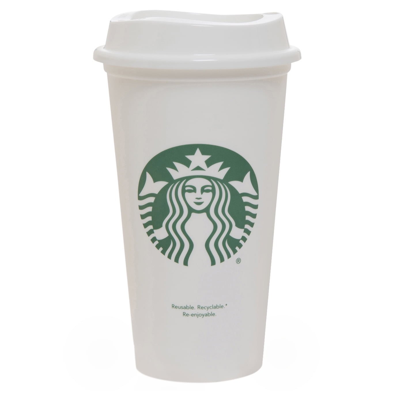 White Starbucks Cup New Starbucks 16 Ounce White Reusable Cups 6 Count Walmart Walmart