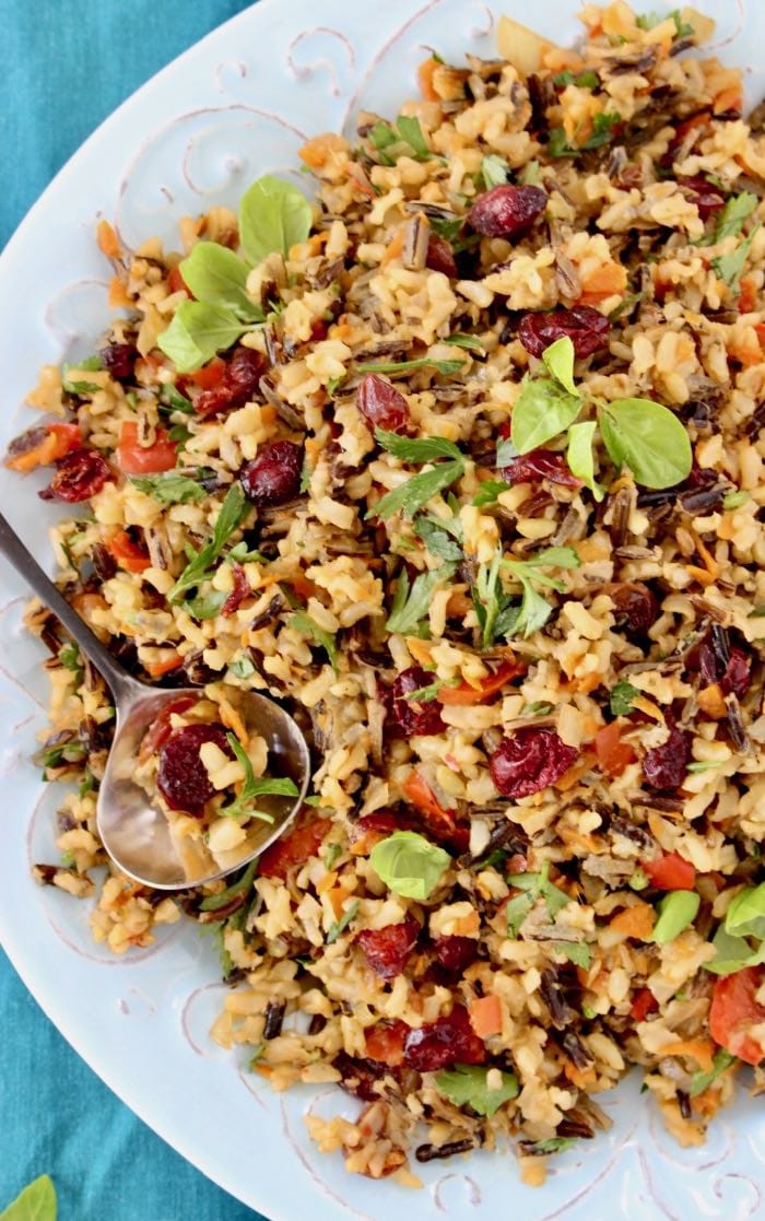 Wild Rice for Thanksgiving Unique Thanksgiving Wild Rice Pilaf Recipe • Veggie society