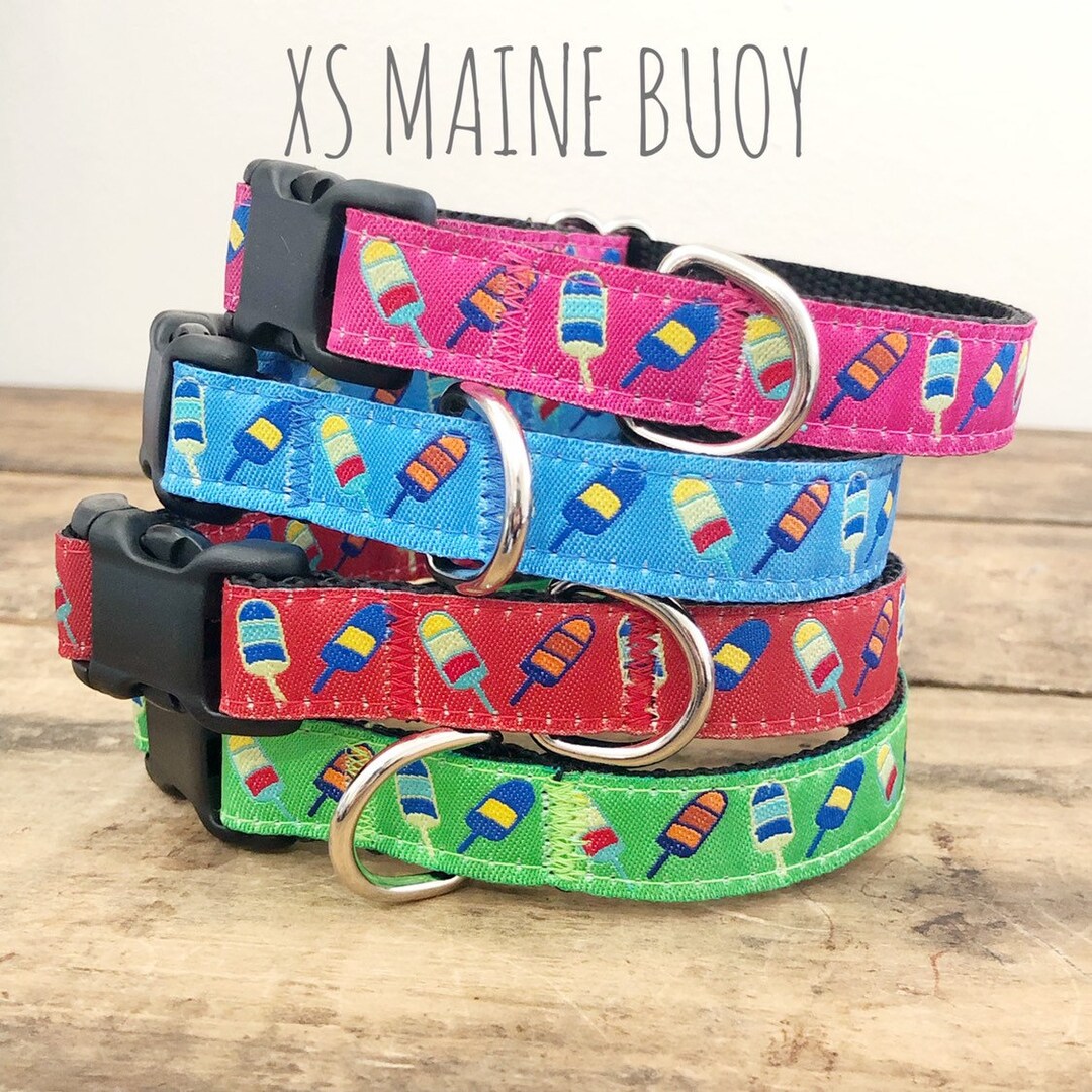 Xs Dog Accessories Unique Xs Dog Collars Plastic Buckle Metal Buckle Martingales Etsy