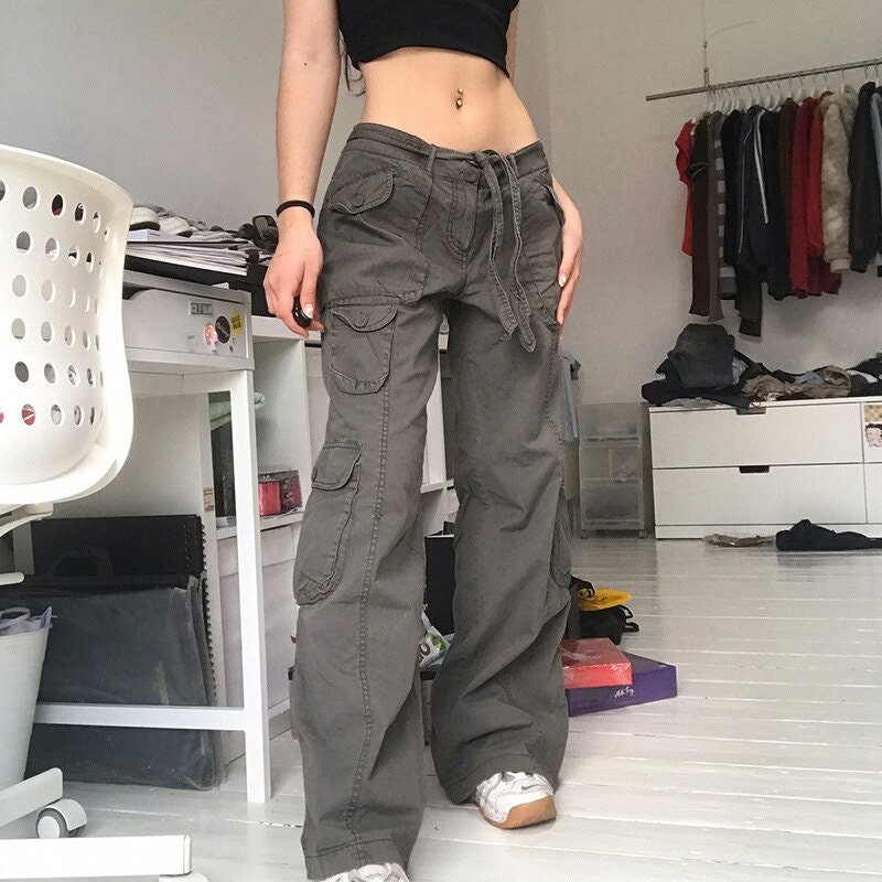 Y2k Cargo Pants Elegant Cargo Pants Women Y2k Pants Y2k Cargo Pants Y2k top Cargo Etsy