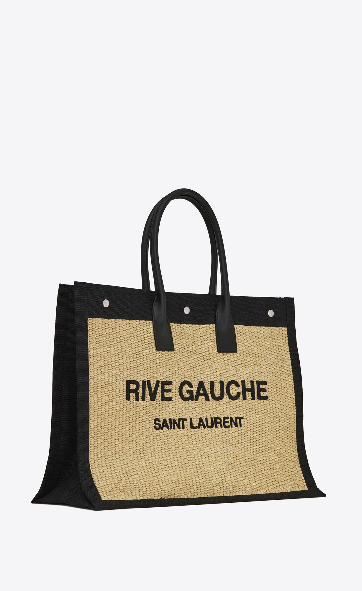 Ysl Rive Gauche Bag Beautiful Rive Gauche tote Bag In Embroidered Raffia and Leather