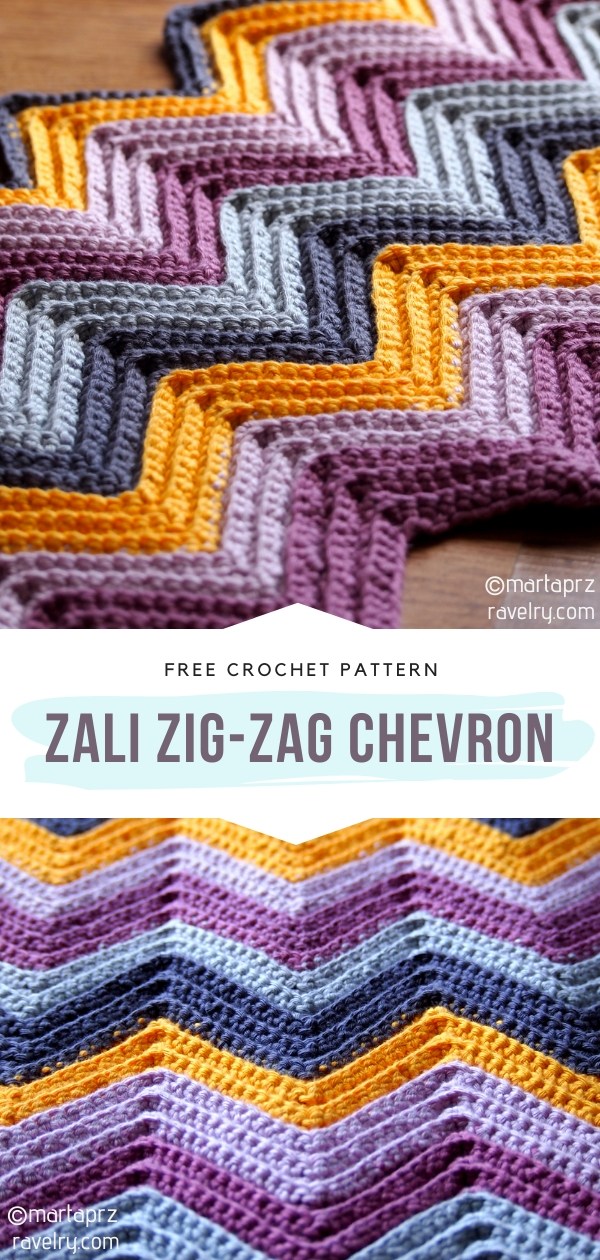 Zig Zag Crochet Pattern Free Unique Zig Zag Stitch Crochet Blankets Free Patterns