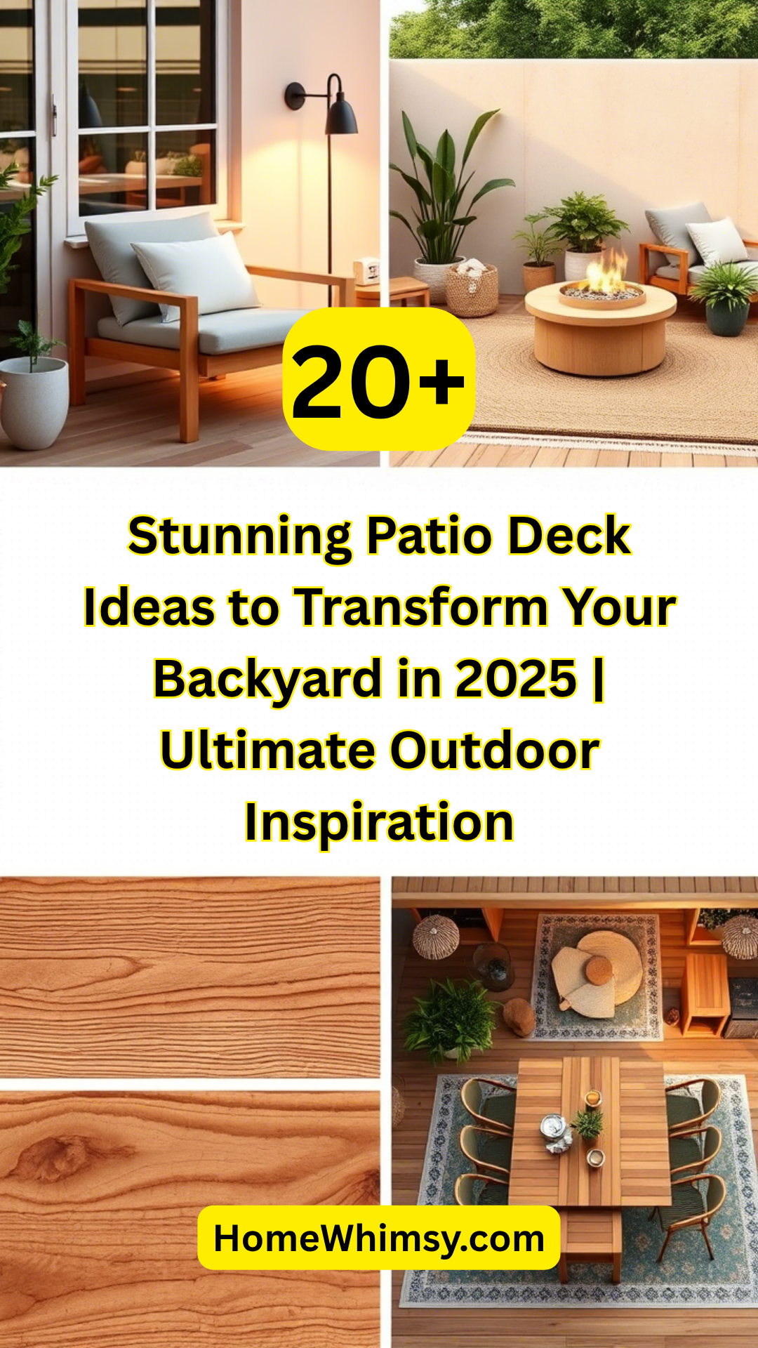20 Stunning Patio Deck Ideas to Transform Your Backyard in 2025 Ultimate Outdoor Inspiration