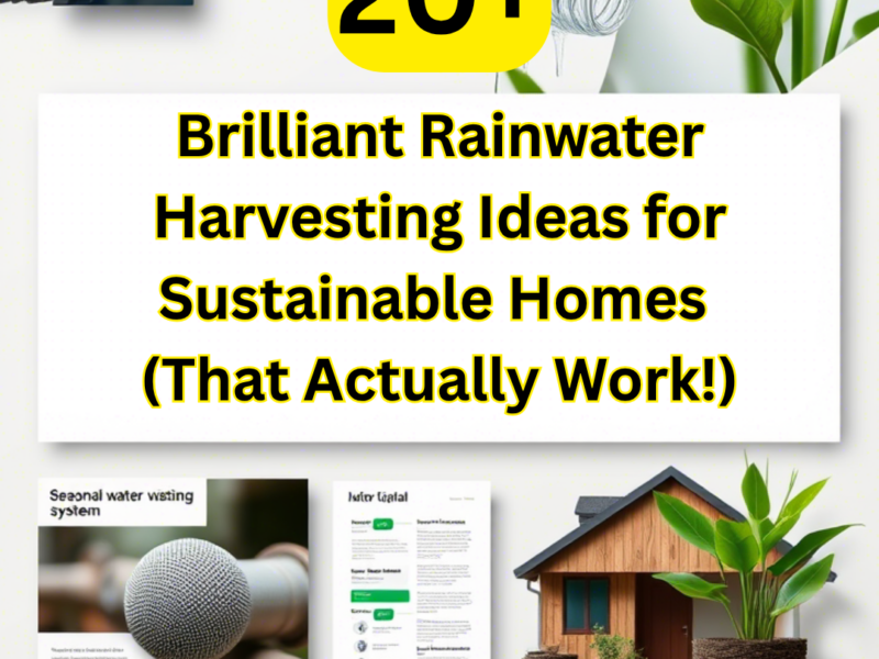 Brilliant Rainwater Harvesting Ideas for Sustainable Homes (That Actually Work!)