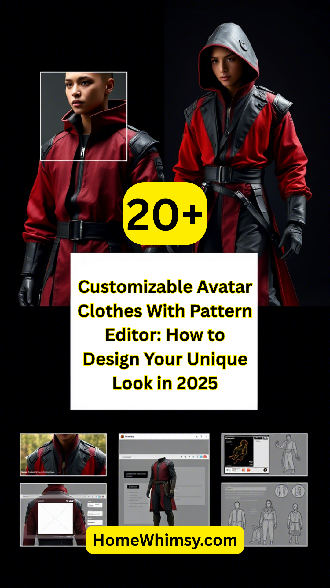 Customizable Avatar Clothes With Pattern Editor How to Design Your Unique Look in 2025