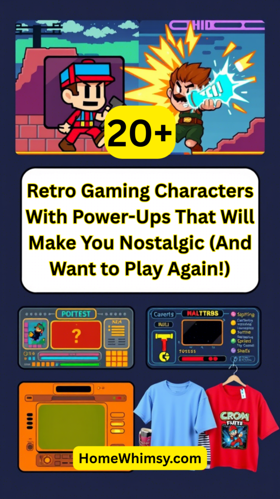 Retro Gaming Characters With Power-Ups That Will Make You Nostalgic (And Want to Play Again!)