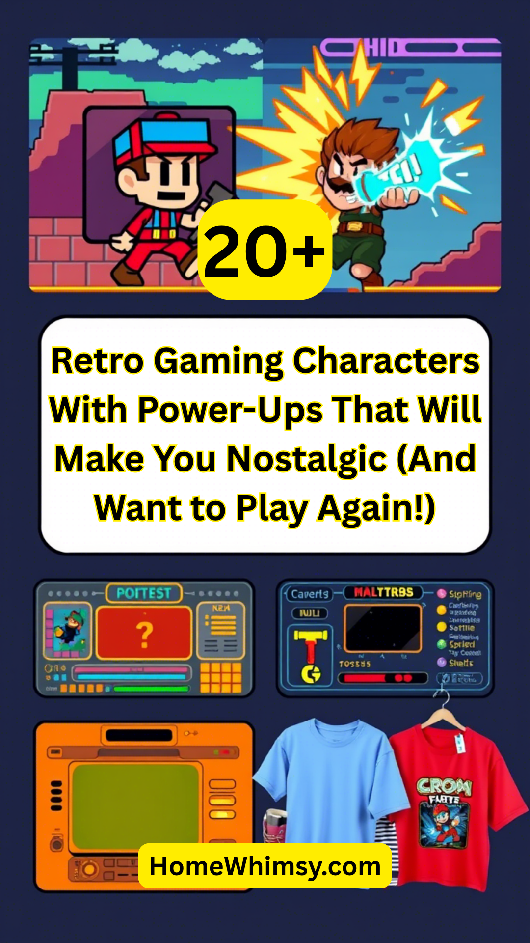Retro Gaming Characters With Power-Ups That Will Make You Nostalgic (And Want to Play Again!)